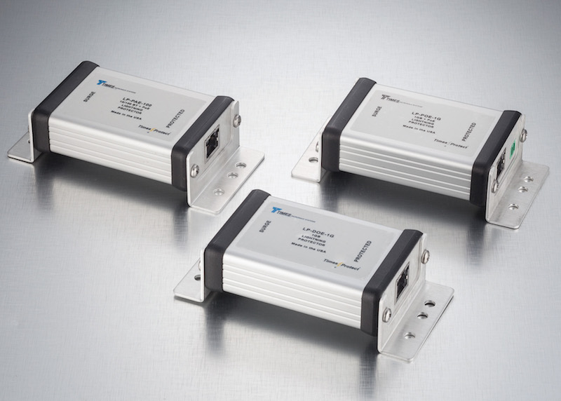 Times Microwave's data line protection surge protectors now at CDM